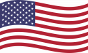 Flag of United States Flat Wavy 256x155